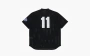 Supreme S Logo Baseball Henley Black 