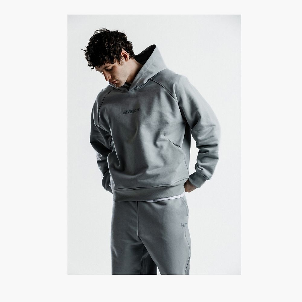 WYSION HOODIE SKY GREY