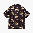 Carhartt WIP Horse Print Camp Shirt Black