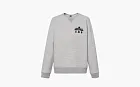 Chrome Hearts Cemetery Cross Crew-Neck Sweatshirt Grey