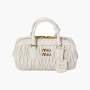 Miu Miu Arcadie Matelassé Bag "White" 