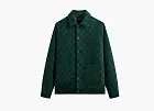 Kith Check Boucle Boxy Collared Overshirt Ivy Green