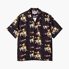 Carhartt WIP Horse Print Camp Shirt Black