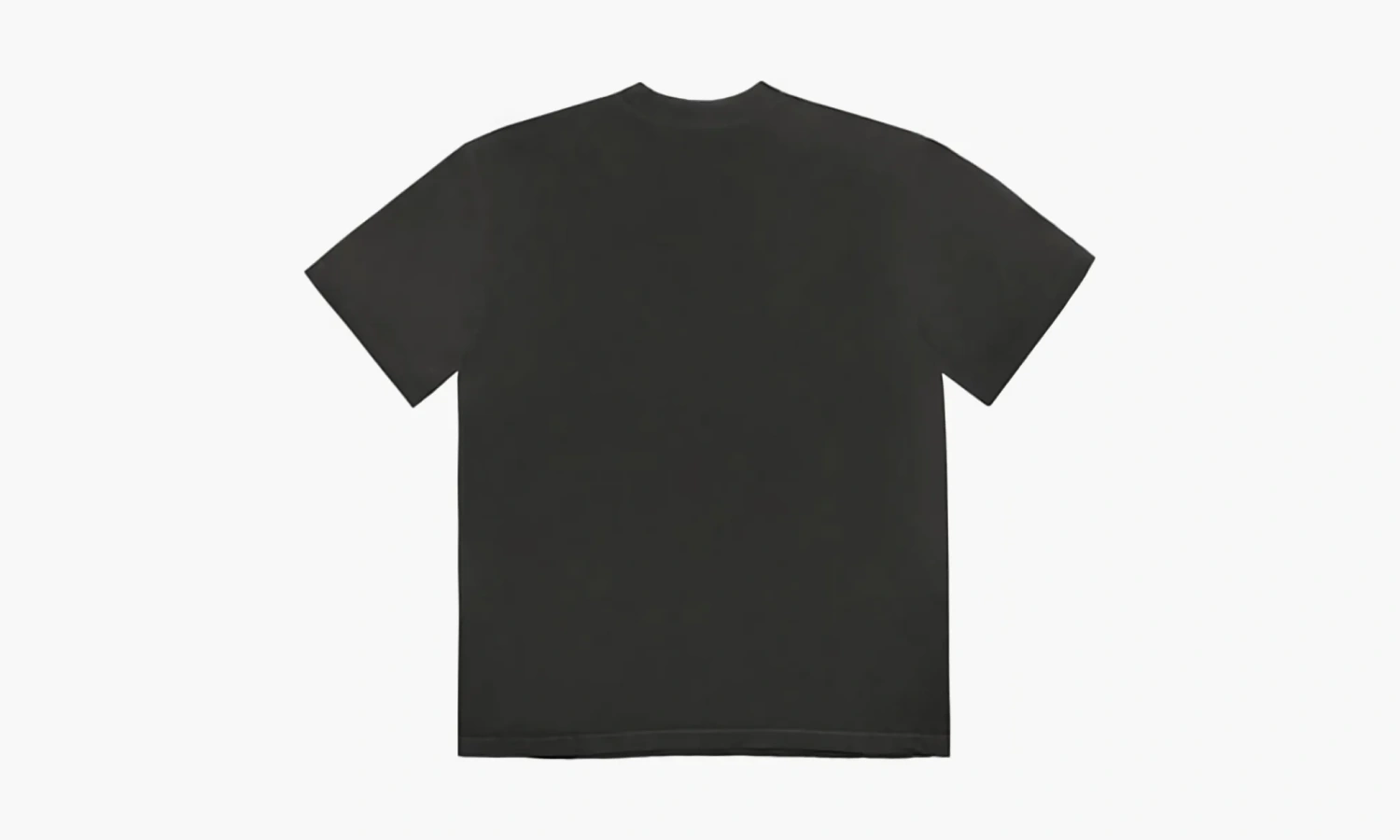 Travis Scott Cactus Jack X Fragment Pink Sunrise T-shirt Washed Black 