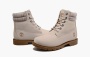 Timberland Lindon Woods 6 Inch Waterproof Boot WMNS "Beige Nubuck and Printed Collar" 