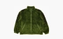 Supreme Shoulder Logo Fleece Jacket Green 