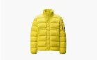 C.P. Company Chrome-R Logo-Appliquéd Quilted Crinkled Yellow