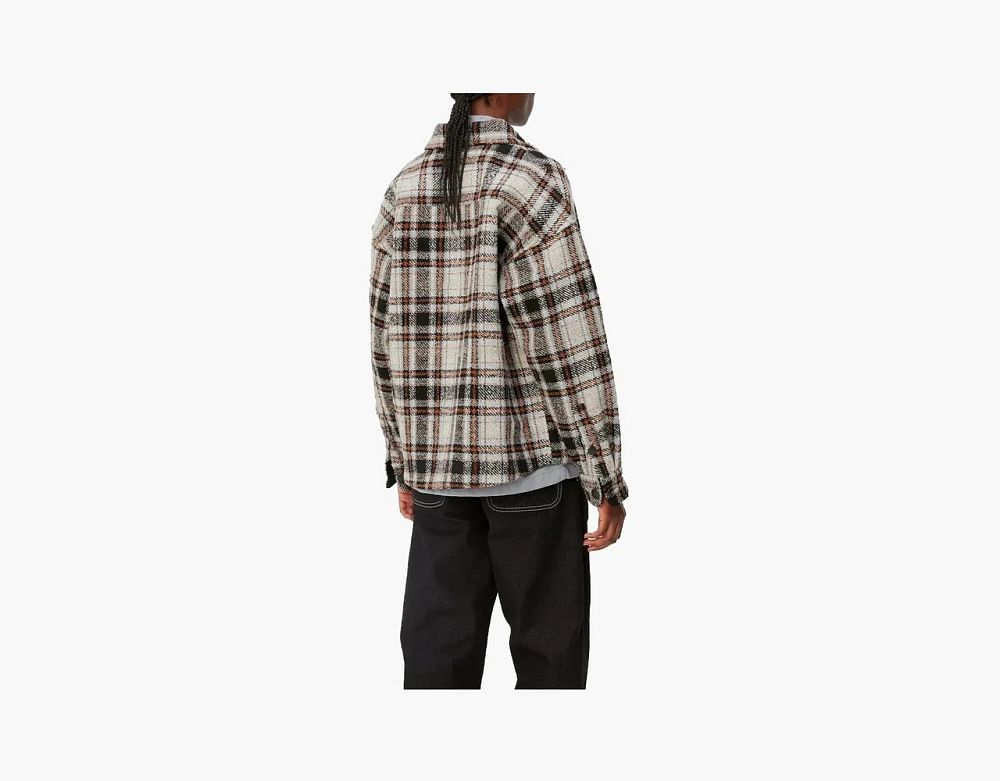 Carhartt WIP Check Flannel Overshirt Brown