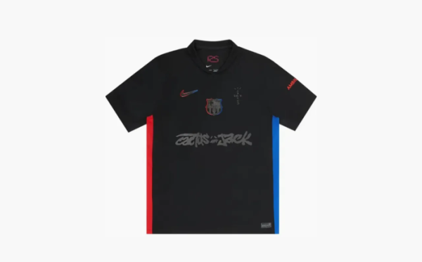 Nike FC Barcelona x Cactus Jack 2024/25 Match Away Jersey Black 