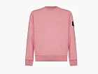 Stone Island Organic Cotton Crewneck Sweatshirt Oleander