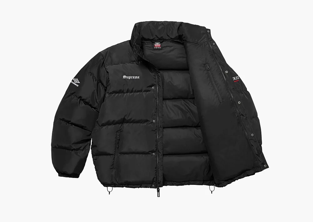 Supreme x Umbro Down Puffer Jacket Black