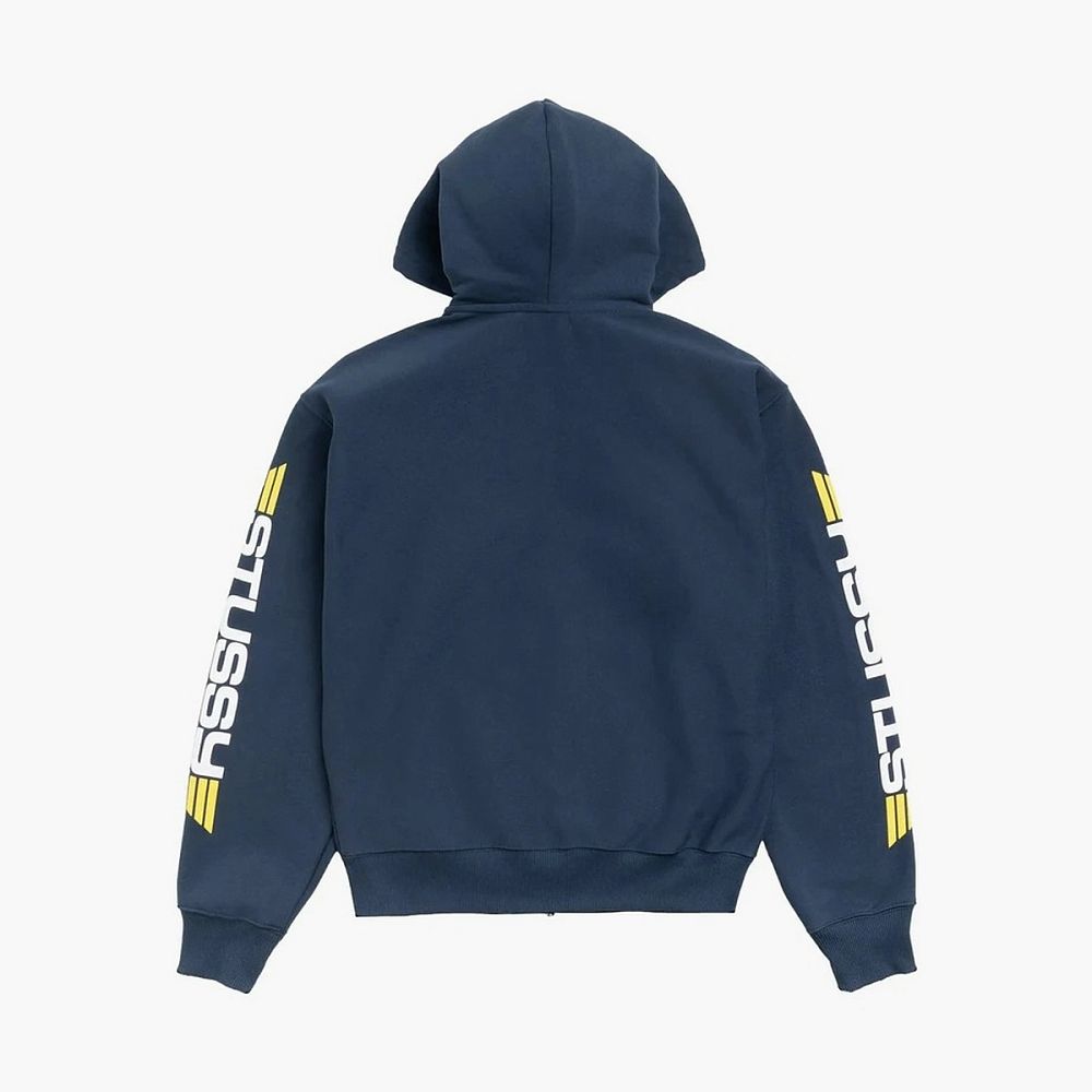 Stussy Blade Zip Hoodie Navy