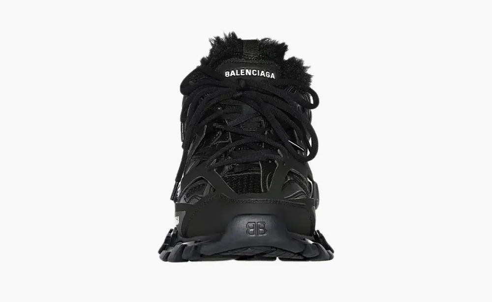 Balenciaga Track Sneaker Faux Fur Black
