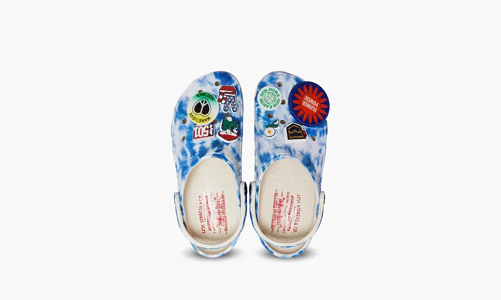 Crocs Classic Clog Levis Tie-Dye