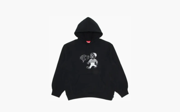 Supreme x Homerun Hooded Sweatshirt Black 
