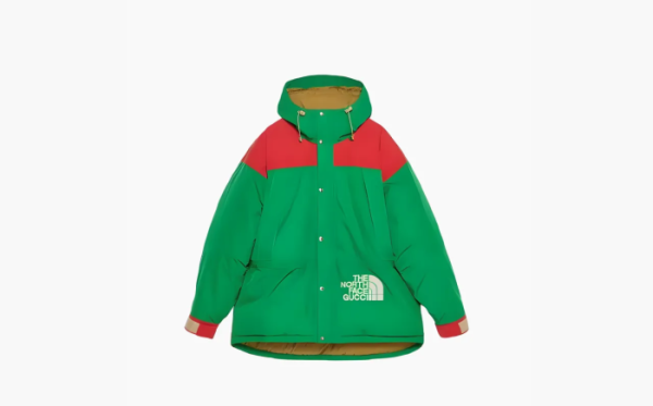 Gucci x The North Face Down Jacket Green/Red 