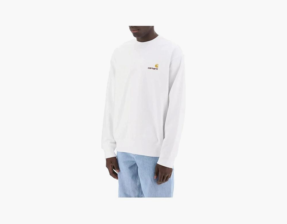 Carhartt WIP American Script Sweatshirt White