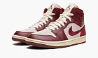 Air Jordan 1 Mid WMNS Tiki Leaf Team Red