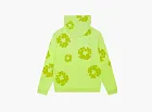 Denim Tears Mono Cotton Wreath Hoodie Neon Green