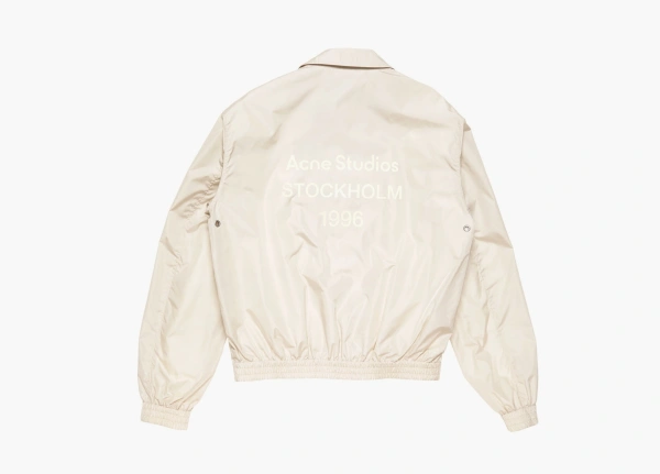 Acne Studios Lightweight Logo Jacket Light Taupe 
