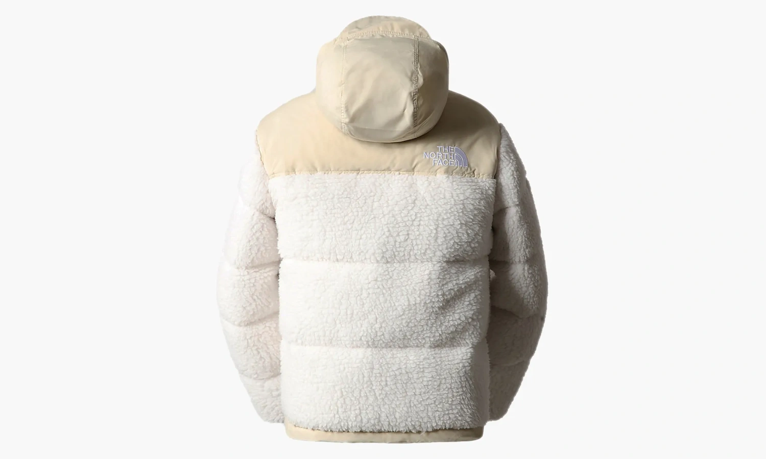 The North Face High Pile Sherpa Nuptse Jacket Gardenia White 
