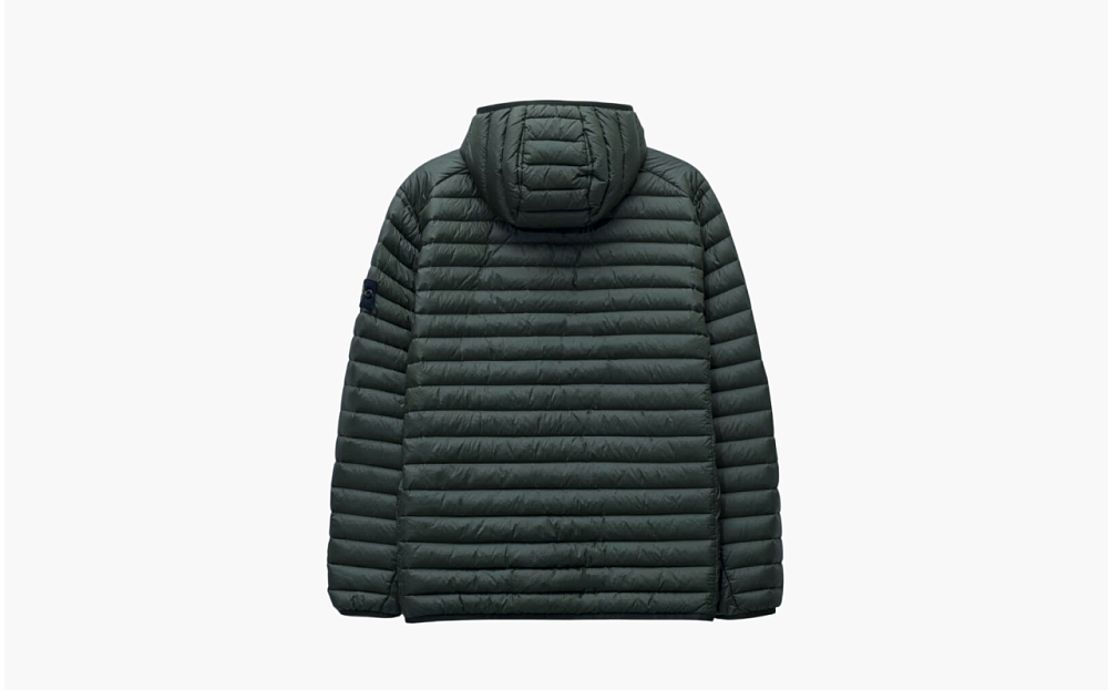Stone Island Lightweight Hooded Down Jacket "Green"