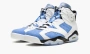 Air Jordan 6 Retro Unc White 