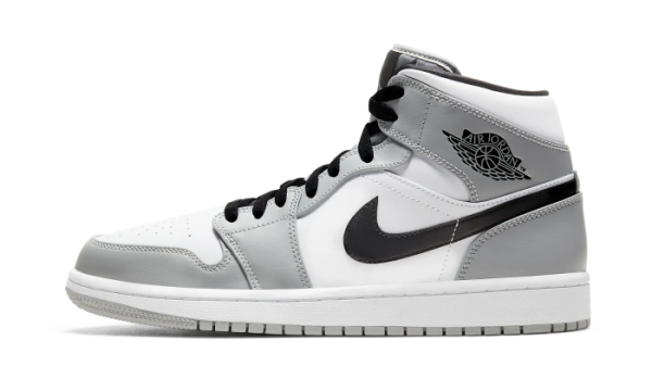 Air Jordan 1 Mid Light Smoke Grey 