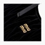 Miu Miu Wonder Matelasse Velvet Shoulder Bag "Black" 