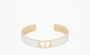 Dior Metal Bangles Gold WMNS White 