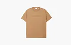 Burberry Logo Print Cotton Oversized T-shirt Camel