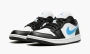 Air Jordan 1 Low WMNS Black University Blue White 