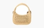 Miu Miu Wander woven fabric hobo bag "Beige/Cognac" 