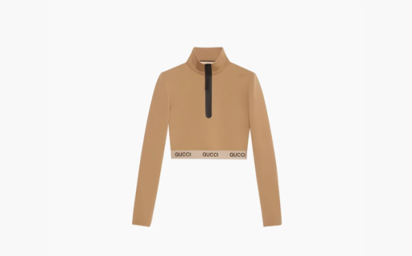 Gucci x The North Face Cropped Top Camel 