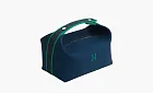 HERMES Bride a Brac Cotton Storage Bag Large Size Unisex Marine