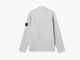 Stone Island Micro Stitch Soft Organic Cotton Long-Sleeve Polo Pearl Grey Melange 