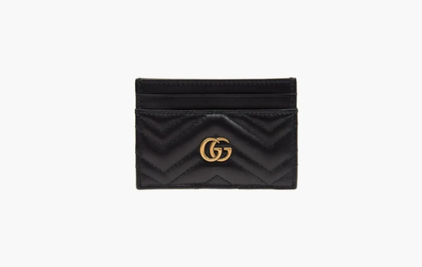 Gucci GG Marmont Card Holder Black 