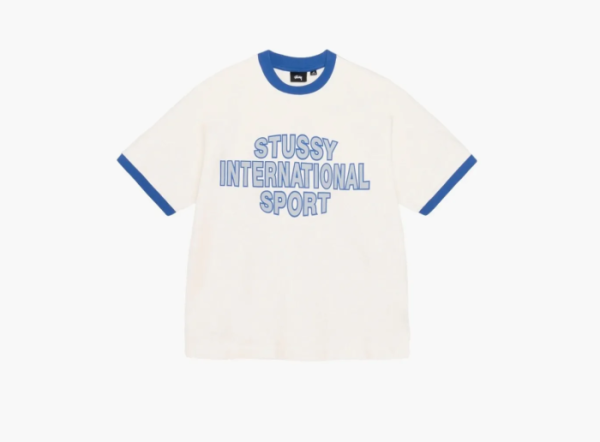 Stussy Sport Ringer Tee Off White 