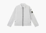 Stone Island Overshirt with Zip Fastening Pearl Grey 