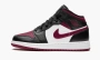 Air Jordan 1 Mid GS Bred Toe 