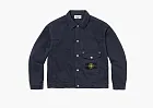 Supreme x Stone Island Denim Trucker Jacket Navy