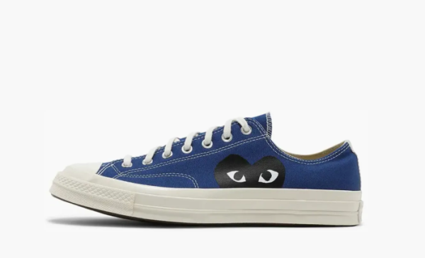 Comme des Garçons PLAY x Chuck 70 Low Blue Quartz 