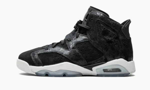 Air Jordan 6 Retro Prem Hc Gg Heiress - Black Suede 