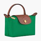 Longchamp Le Pliage Original Pouch With Handle Green