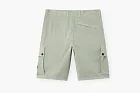 Stone Island Stretch Organic Cotton Twill Cargo Bermuda Shorts Sage Green