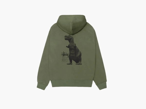 Stussy Big & Meaty Zip Hoodie Olive 
