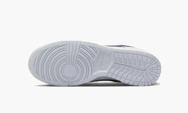 Nike Dunk Low White Grey Navy Aqua Mini Swoosh 