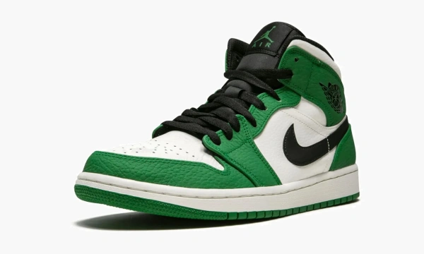 Air Jordan 1 Mid Pine Green 