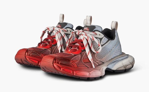 Balenciaga 3XL Toe Spray White/Blue/Grey/Red 