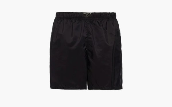 Prada Re-Nylon Swim Trunks Black  Prada Re-Nylon Swim Trunks Black